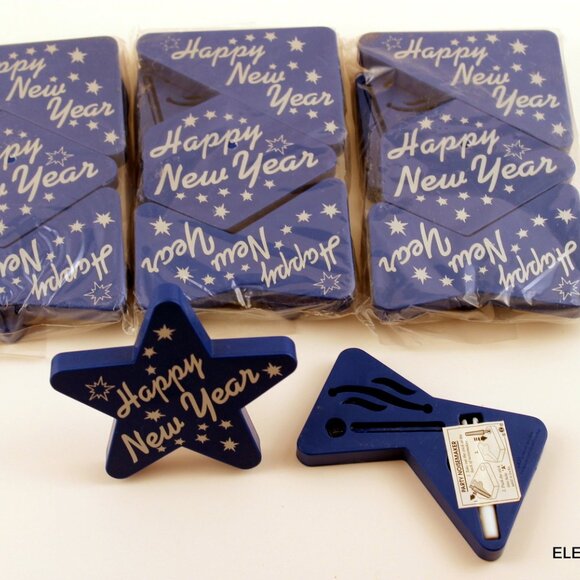 Happy New Year Party Blue Cone Hats ~ Noisemakers ~ Blowouts ~ Horns BUNDLE 56+ - Picture 7 of 7